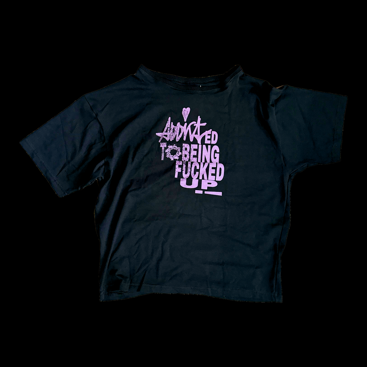 TRIČKO ADDICT X VORTEX - BLACK/LARGE