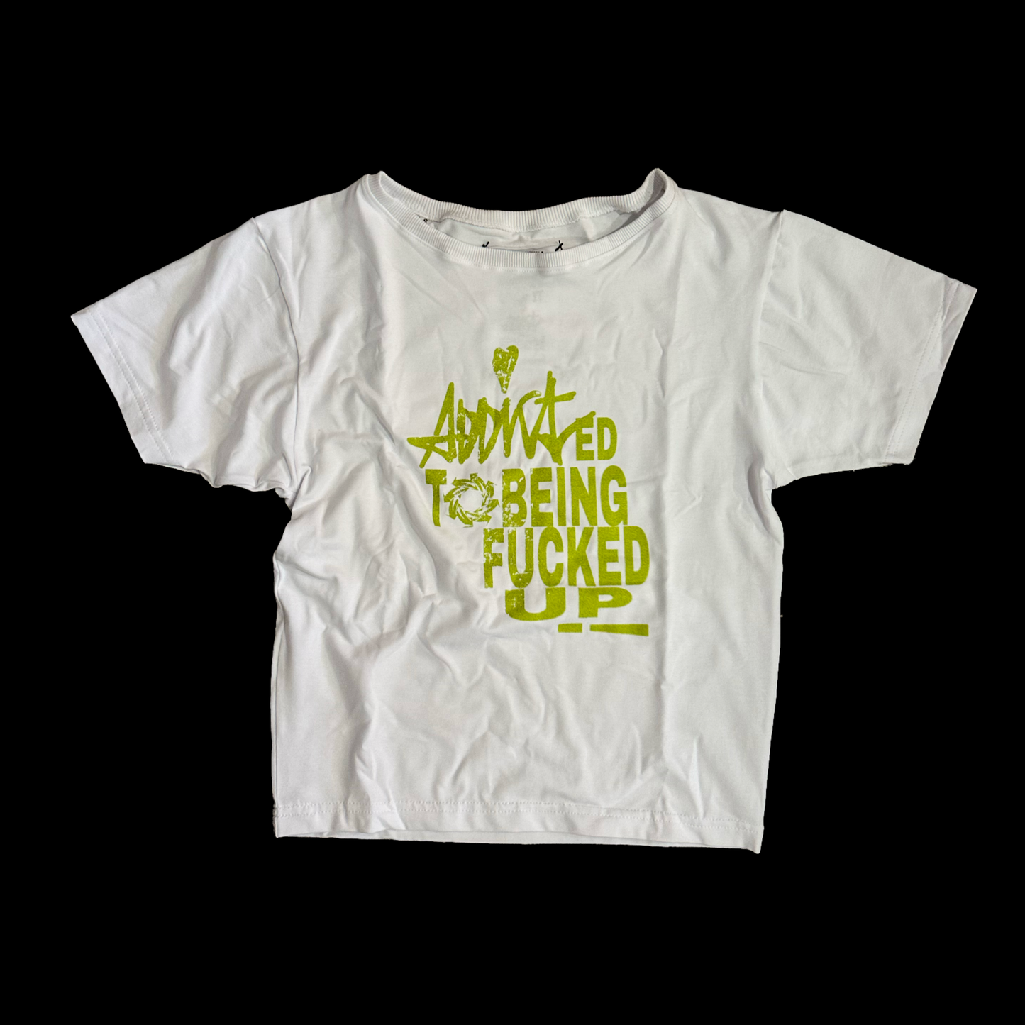 TRIČKO ADDICT X VORTEX - WHITE/SMALL